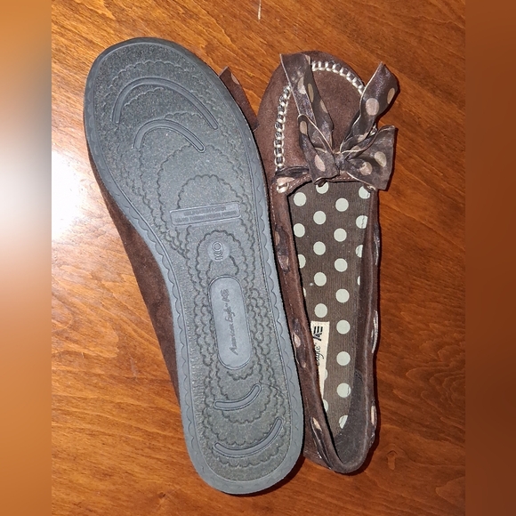 Brown Flats with Bow by American Eagle Outfitters - Picture 4 of 6